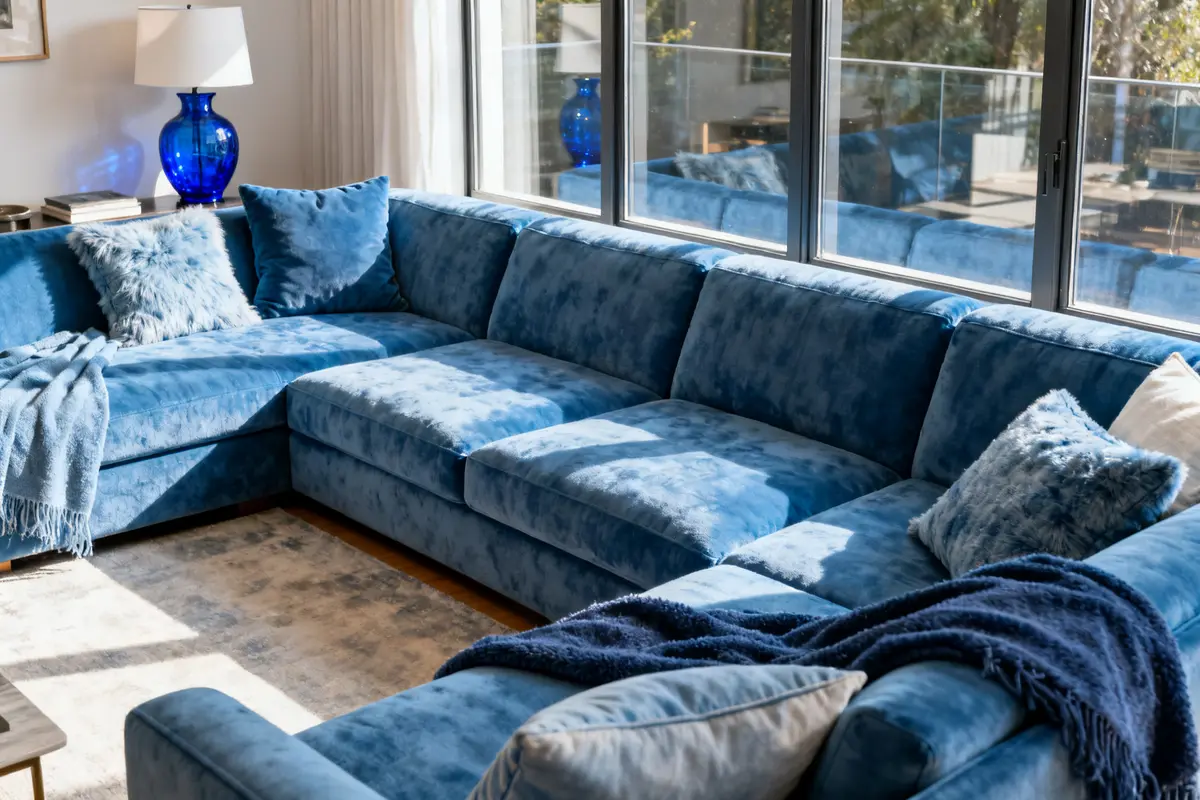 Déco salon avec canapé bleu : 29 idées pour sublimer votre salon