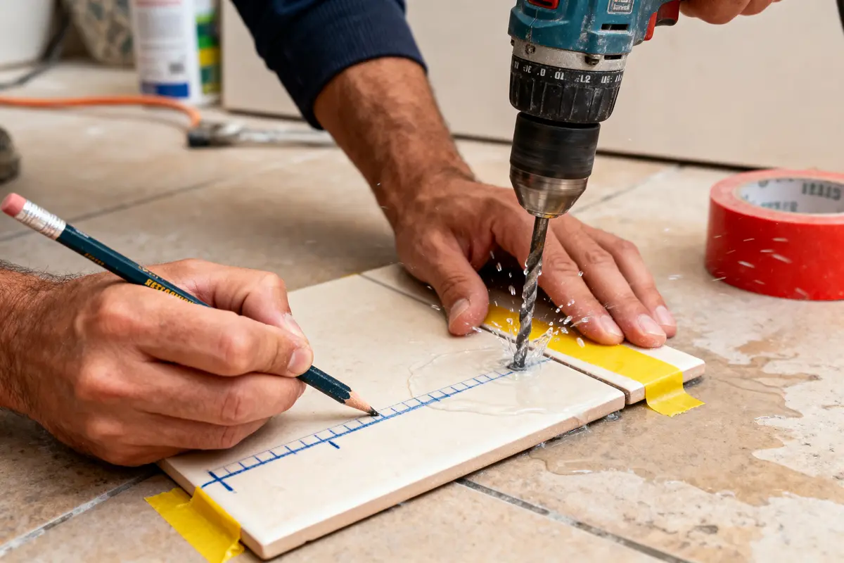 Comment percer un carrelage sans casser : Astuces et outils ?