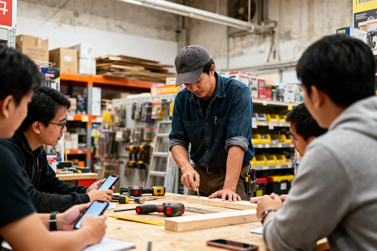 Formation Bricolage lemagazinedubricoleur : Cours en magasin ou en ligne ?