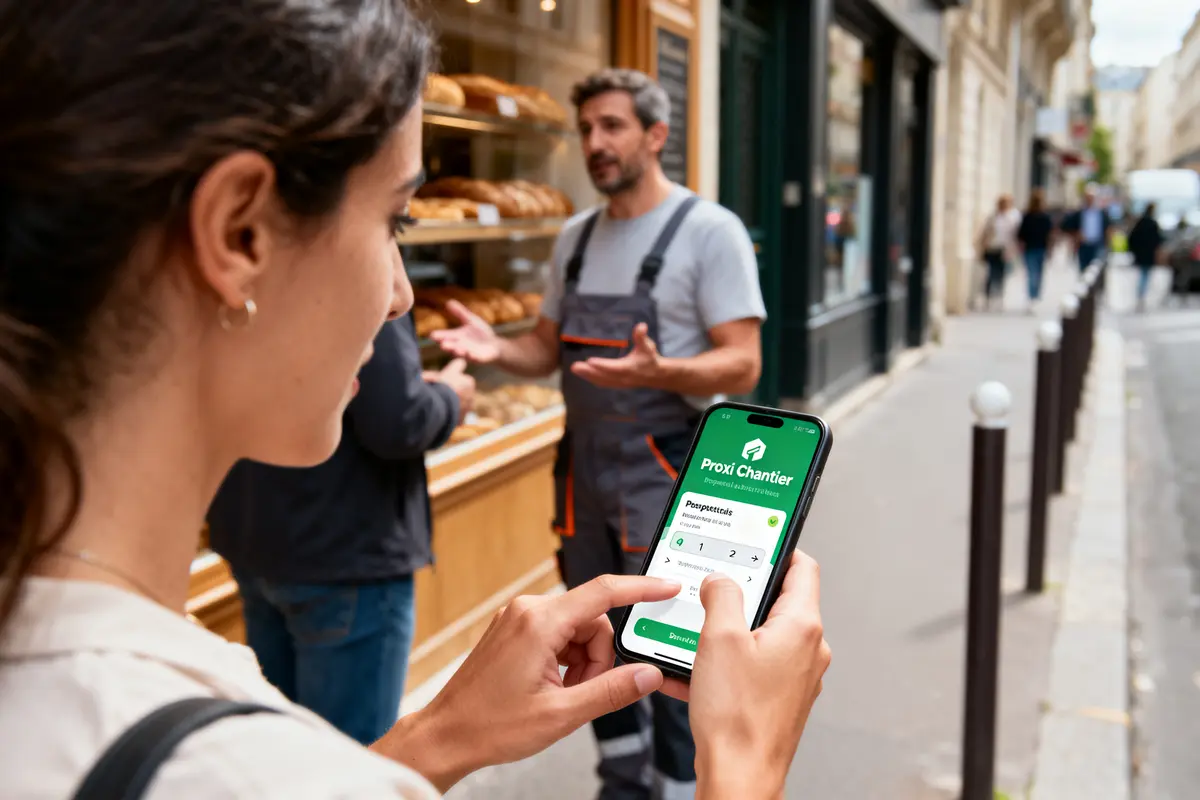 Trouver un artisan sur Proxi Chantier : Devis gratuit et rapide !