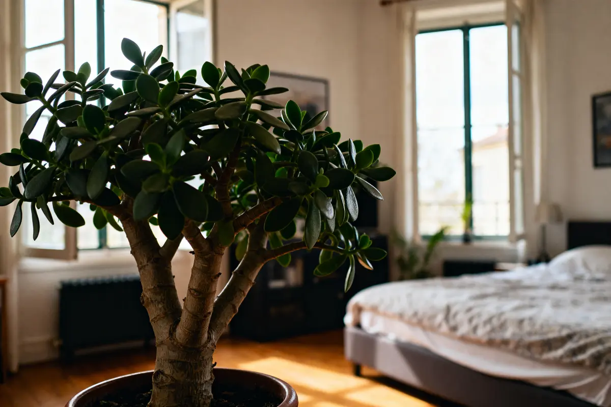 Arbre de jade dans une chambre : Bonne idée ou pas ?